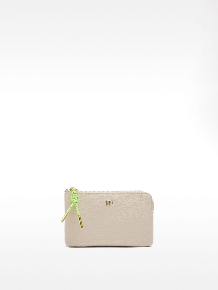 Bolso Para Monedas Con Textura crudo