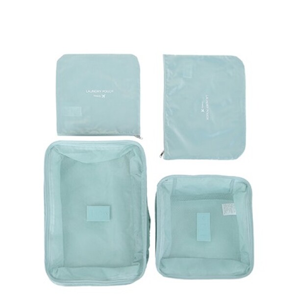 Set organizadores de viaje plegables 4 pcs verde