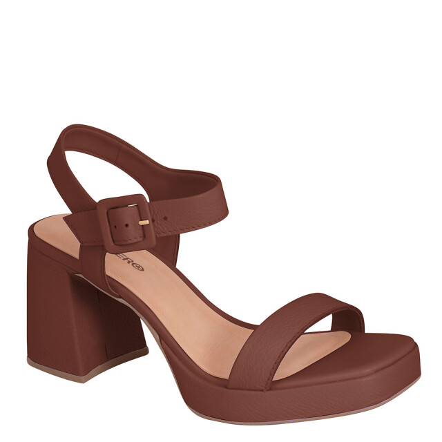 Sandalias de Mujer Bottero Taco Marrón Café