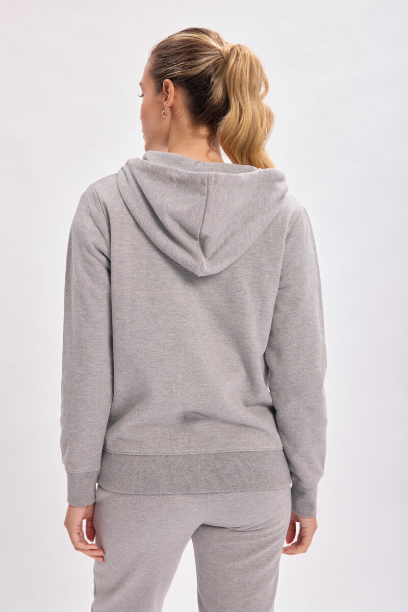 Chaqueta deportiva Gris Melange Claro