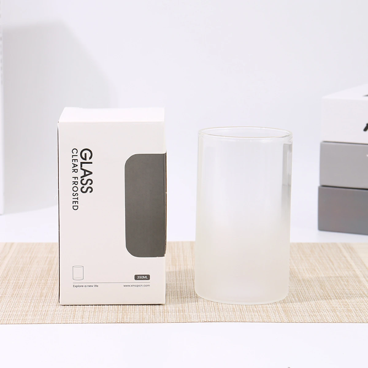 Vaso Vidrio Esmerilado 