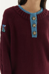 Sweater Nude Bordo