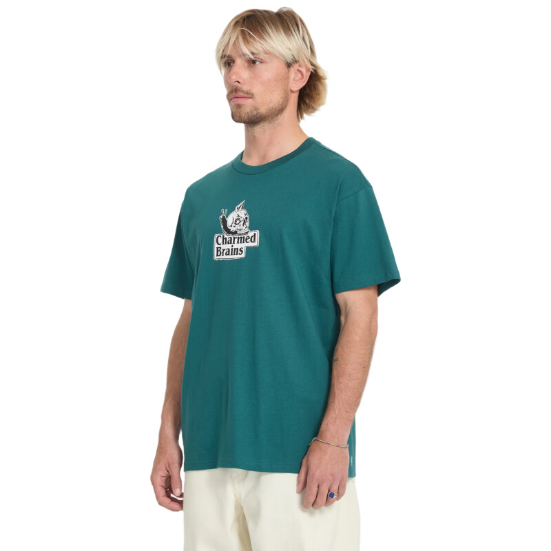 Remera Volcom ABG CHARMED BRAINS SST - Verde Remera Volcom ABG CHARMED BRAINS SST - Verde