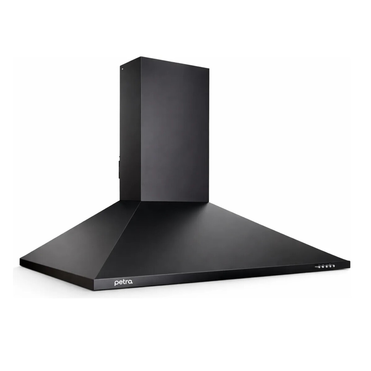 Campana Extractora De Cocina Petra 90cm Premium C/kit Instal Negro 