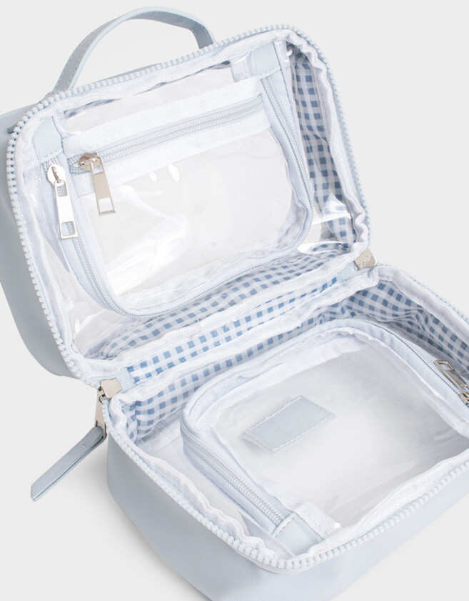 Porta Cosméticos Azul Celeste