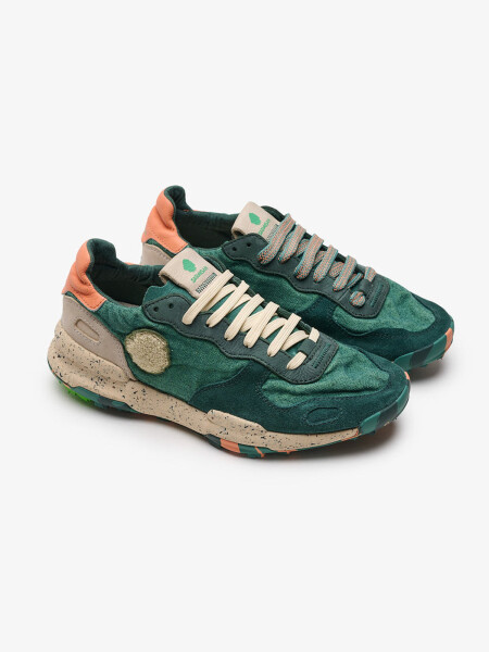 SHOES CHACRONA LINEN DIVING GREEN