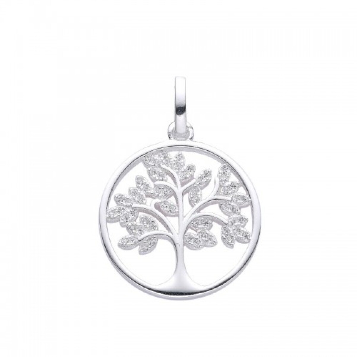 Dije de plata 925 con circonias, ÁRBOL DE LA VIDA. 