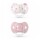 Chupete x2 de 0-6 Meses Fisiológico SX PRO Silicona Suavinex Rosa