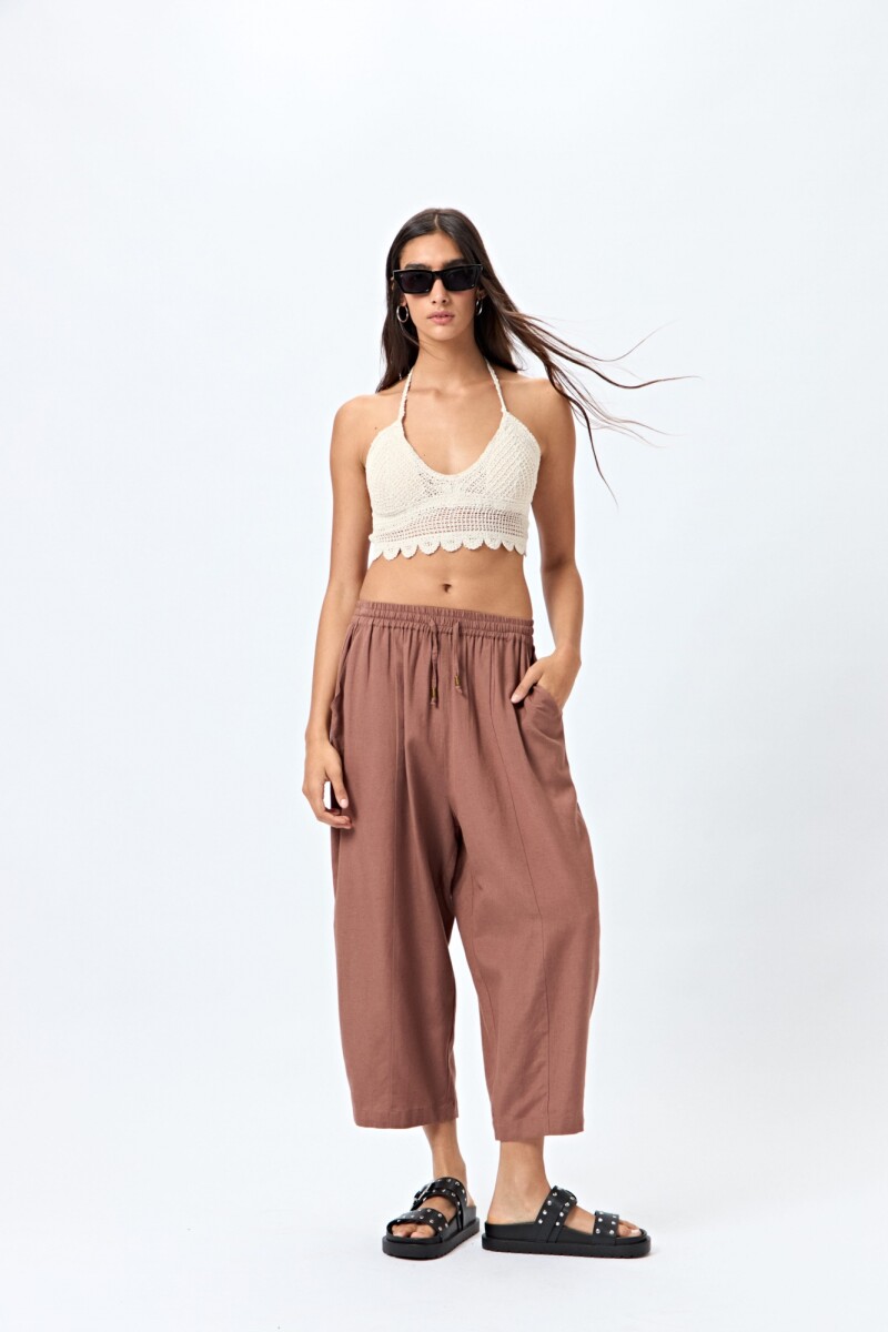 PANTALON FINNIAN - Marron 