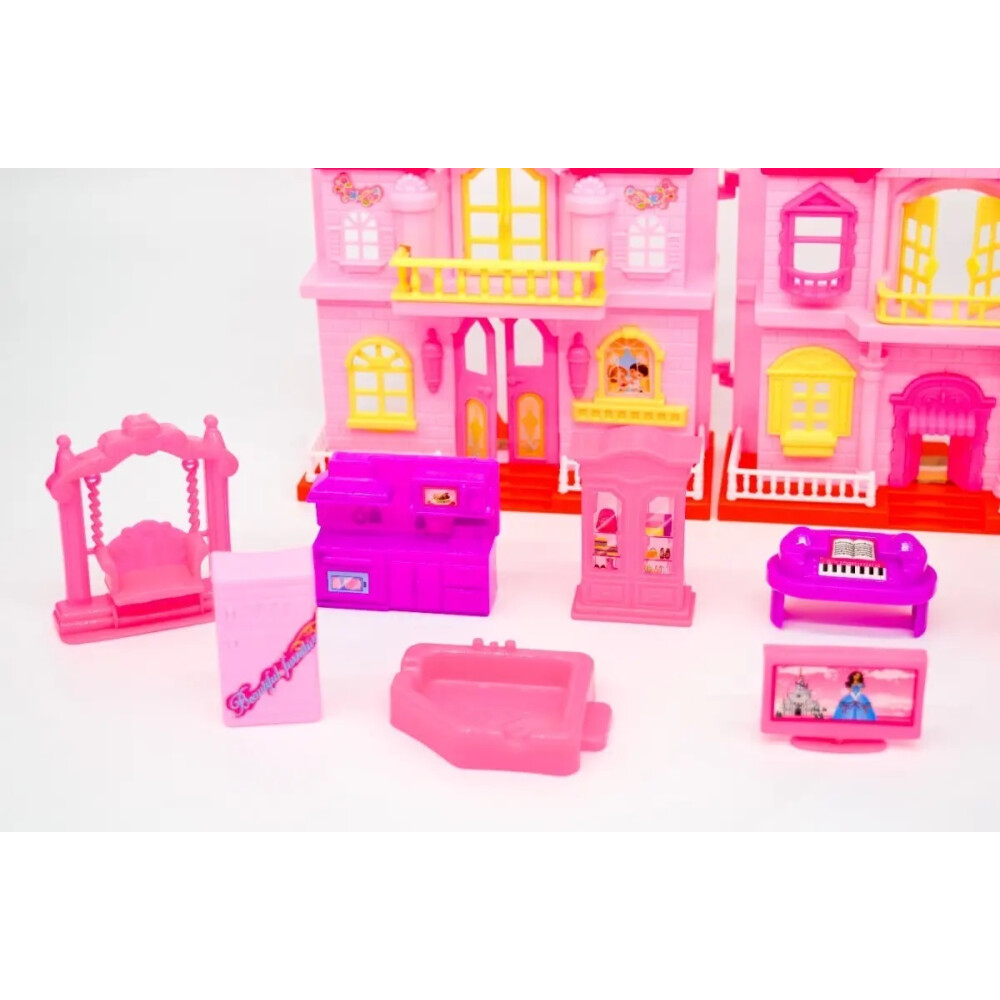 Casa De Muñecas Con Accesorios Casa De Muñecas Con Accesorios