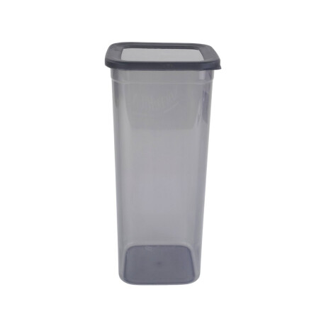 Recipiente cuadrado con tapa gris 1.9L Recipiente cuadrado con tapa gris 1.9L