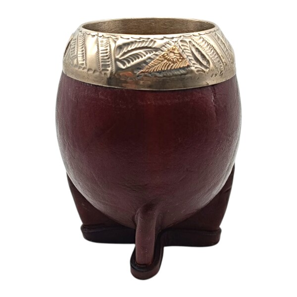 MATE TORPEDO PLATA Y ORO 12 marrónuniforme
