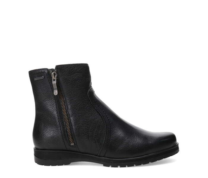 Bota de Mujer Bottero Caña Baja de cuero Negro