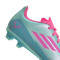 Championes de Fútbol 11 Infantiles Adidas F50 Club Messi Verde Agua - Rosado - Cian