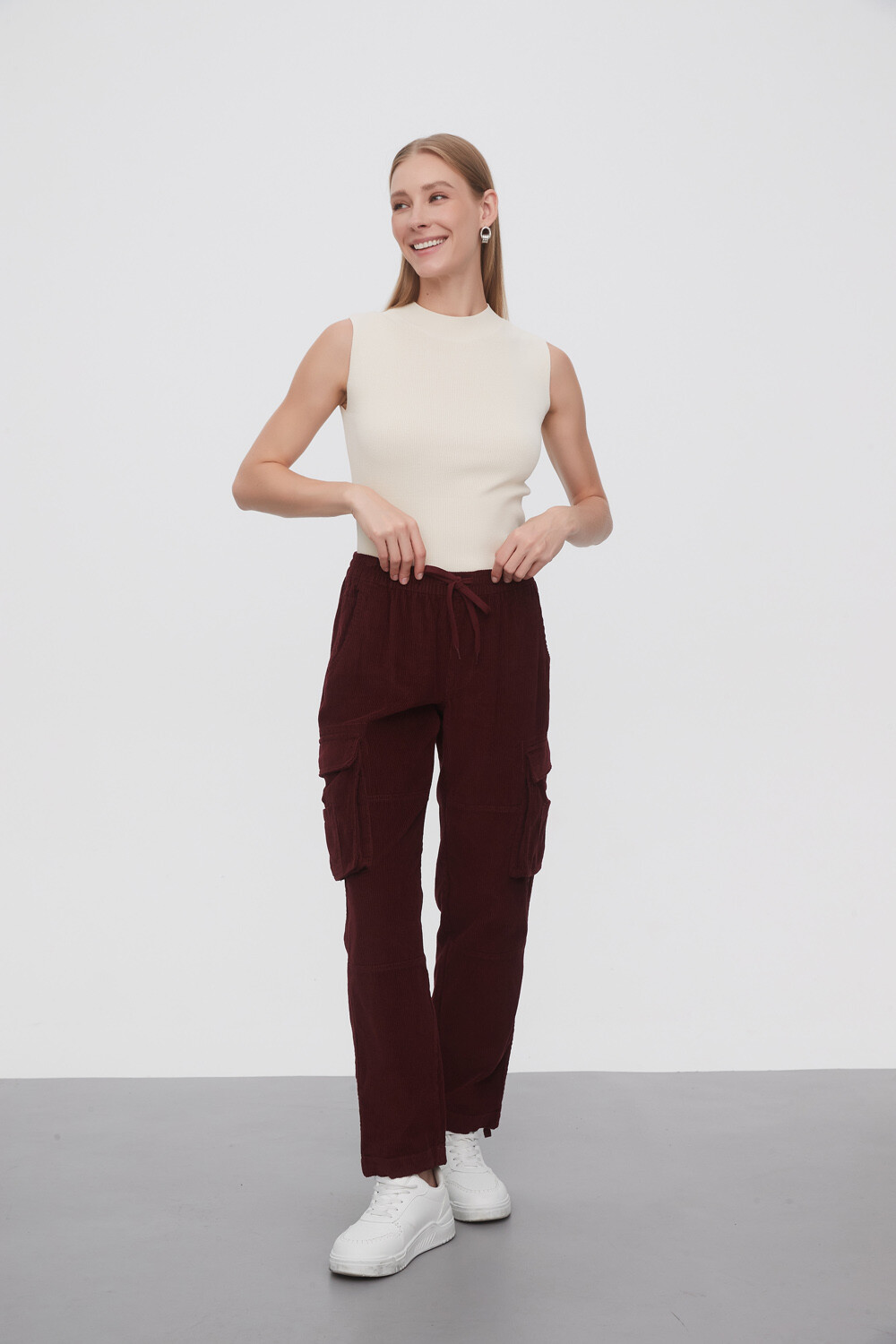 Pantalon Goan Bordeaux