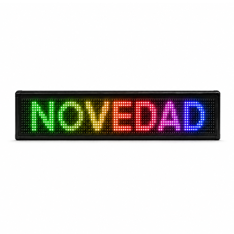 CARTEL LUMINOSO DIGITAL PERSONALIZABLE LED MULTICOLOR 4 COLORES 68 X 20CM CARTEL LUMINOSO DIGITAL PERSONALIZABLE LED MULTICOLOR 4 COLORES 68 X 20CM