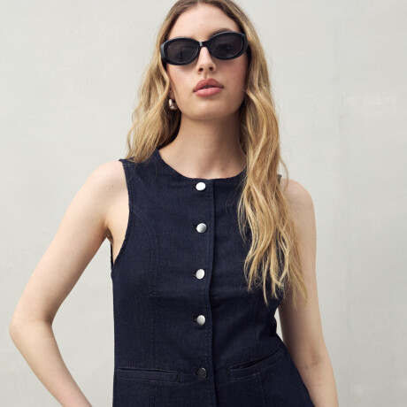 CHALECO ROMAN Indigo