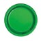 Plato Metalizado Liso x10 Verde