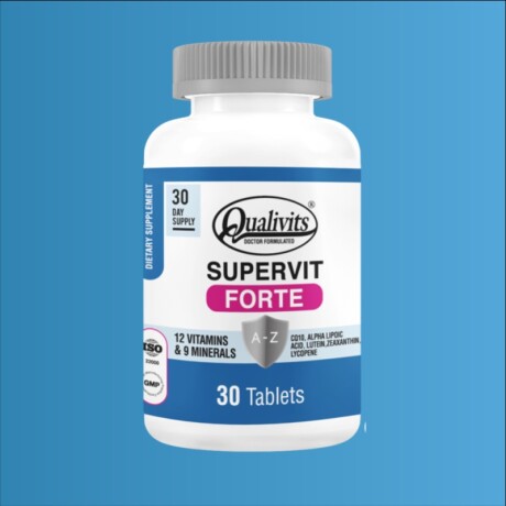 SUPER VIT FORTE A-Z WITH BOX QUALIVIT 30 COM SUPER VIT FORTE A-Z WITH BOX QUALIVIT 30 COM