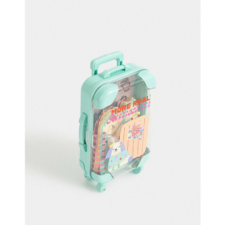 Set De Librería En Mini Valija Combinacion Multicolor