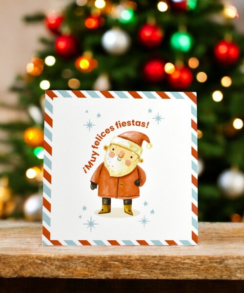 Tarjeta navidad 10x10 DISEÑO 5