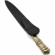 Cuchillo Cabo De Metal Blanco. Hoja 20 Cms De Largo. Cuchillo Cabo De Metal Blanco. Hoja 20 Cms De Largo.