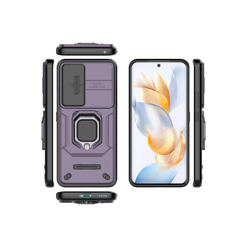 Protector para Honor 90 cubre cámara y anillo color púrpura Protector Para Honor 90 Cubre Cámara Y Anillo Color Púrpura