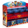 Organizador de libros y juguetes Deluxe Paw Patrol - 5 contenedores Organizador de libros y juguetes Deluxe Paw Patrol - 5 contenedores
