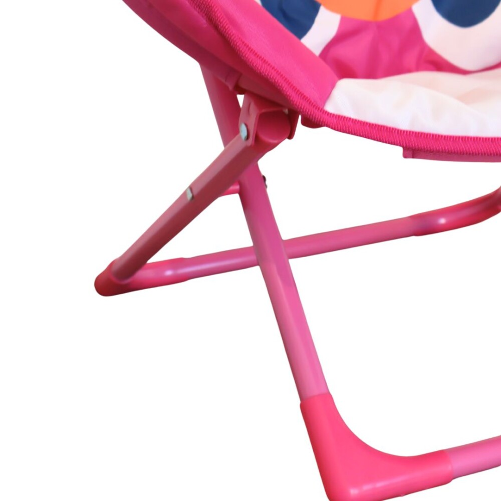 Silla Honguito Infantil Plegable de Metal Floral