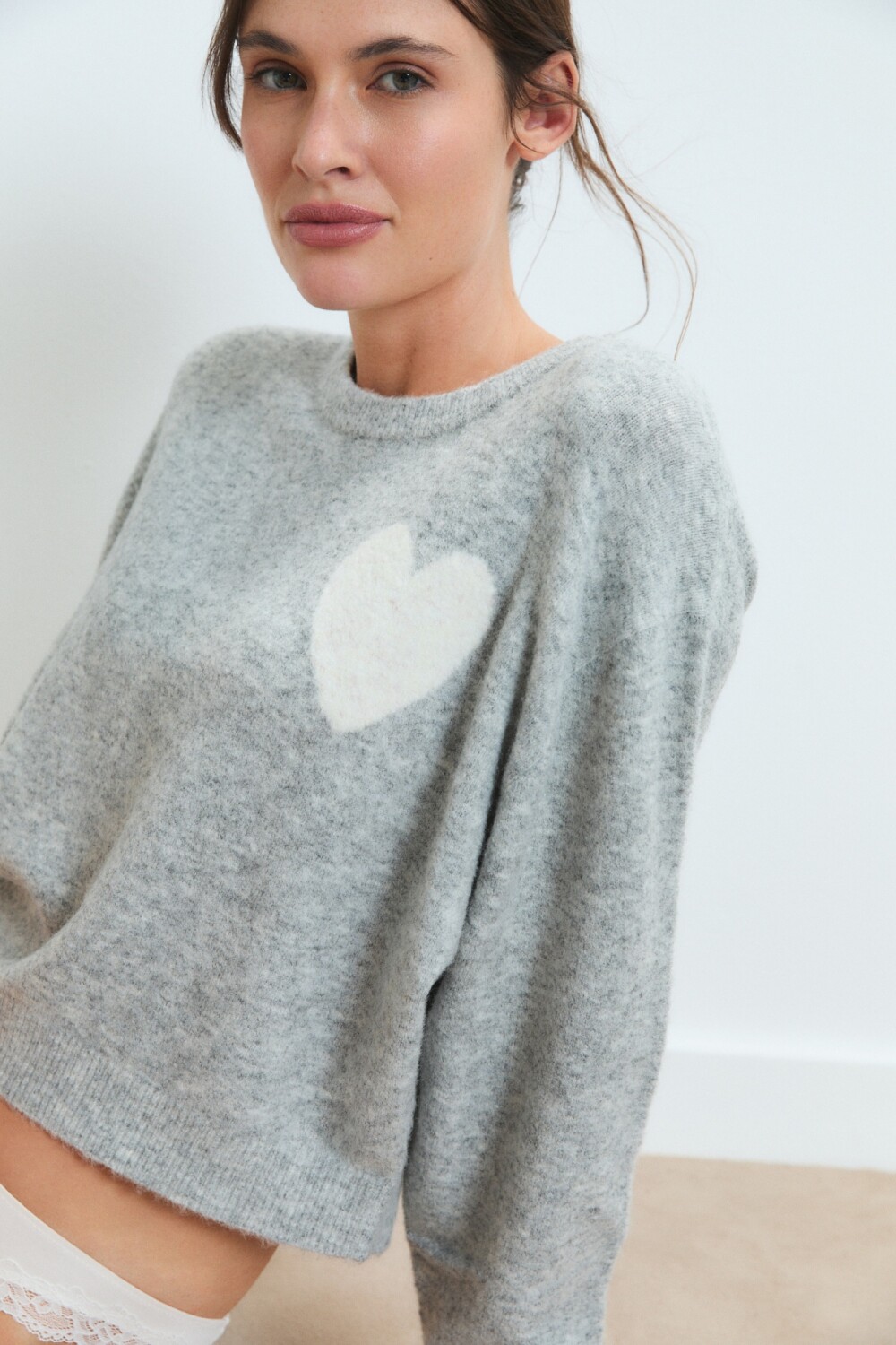 SWEATER CANDY Gris