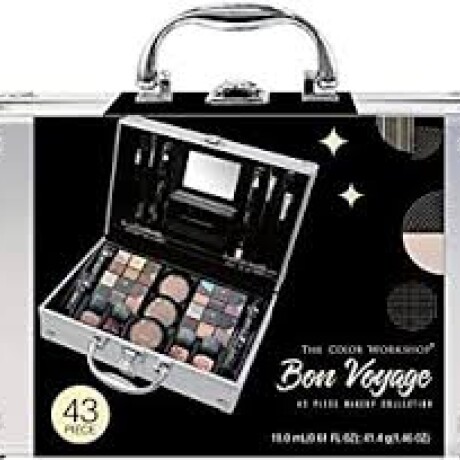 Maletín de Maquillaje The Color Workshop Bon Voyage Silver 1580141 Maletín de Maquillaje The Color Workshop Bon Voyage Silver 1580141