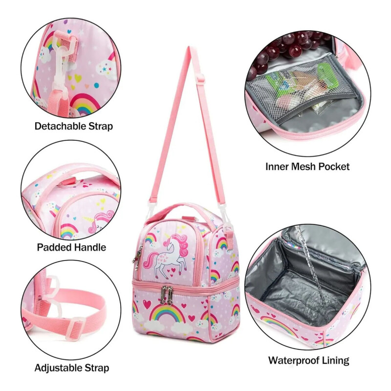 Lunchera Unicornio 2 pisos Jasminestar Lunchera Unicornio 2 pisos Jasminestar