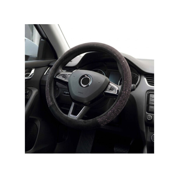 Cubrevolante Color Negro Con Brillos Cubrevolante Color Negro Con Brillos