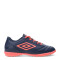 Championes de Niños Umbro Fútbol 5 Classico II TF Azul Marino - Rosado Salmon
