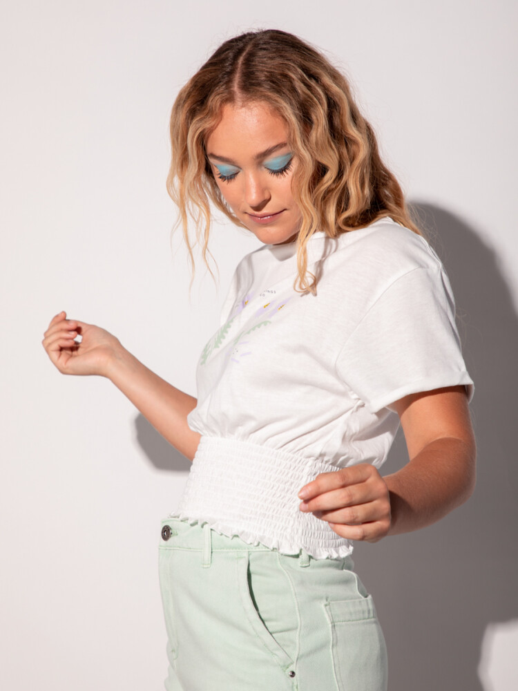 REMERA MENDI Blanco