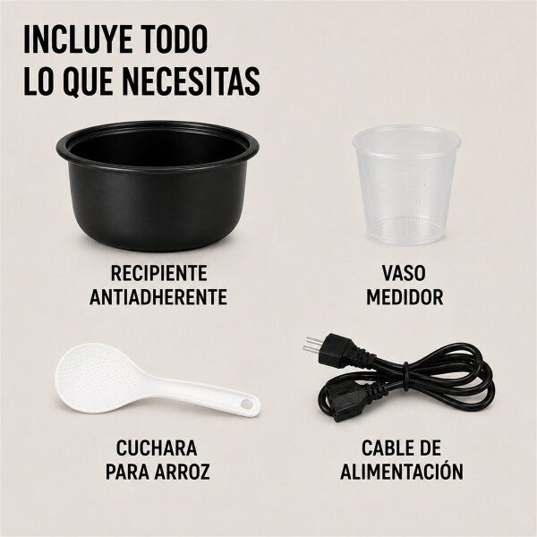 Olla Arrocera Eléctrica Sokany 1.8 L 700W con Keep Warm Blanco 1