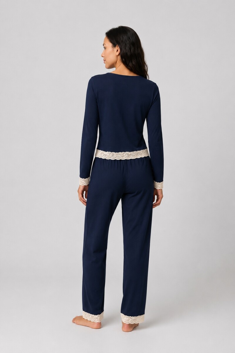 Pijama Uma Azul Marino