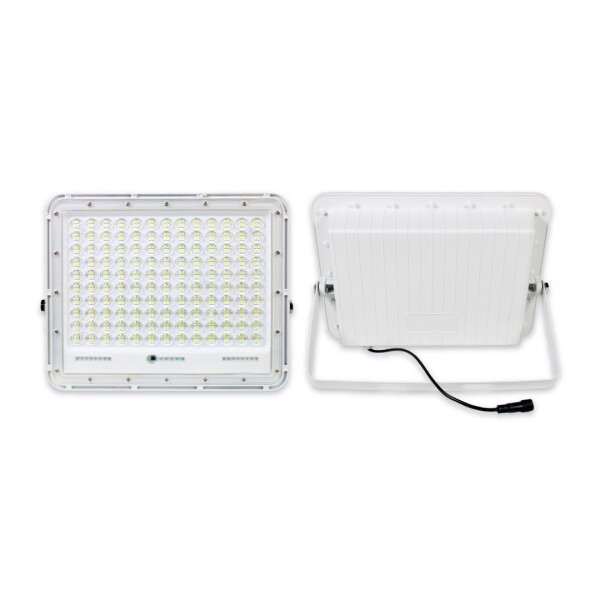 Foco Led Panel Solar 60W Exterior Jardin Luz Fria Reflector Variante Color Blanco