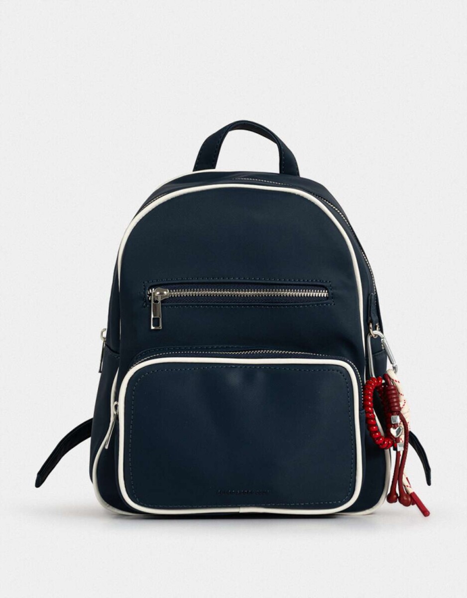 Mochila Cuerina Azul - Azul Marino 