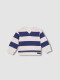 Sudadera De Rayas Blanco