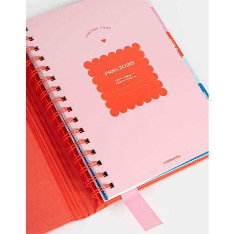 Agenda A5 2026 Combinacion Bicolor