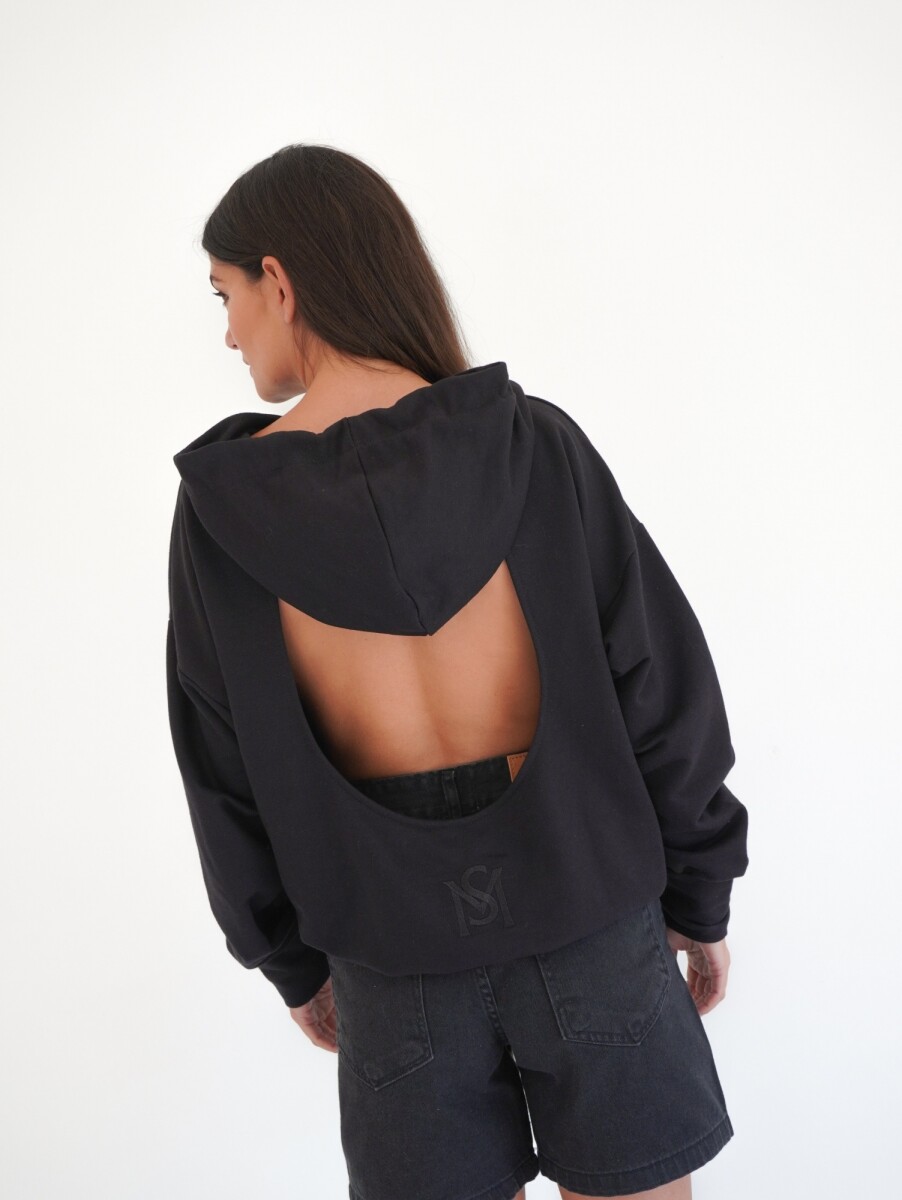 Sweater Backless - Negro 