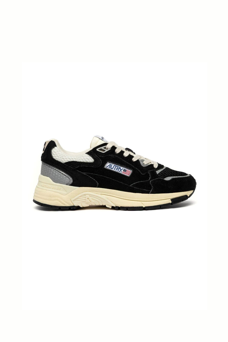 HYPERWAY LOW MAN SUEDE/MESH BL Negro