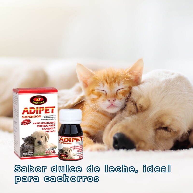 ADIPET JARABE ANTIPARASITARIO SUSPENSIÓN 20 ML ADIPET JARABE ANTIPARASITARIO SUSPENSIÓN 20 ML