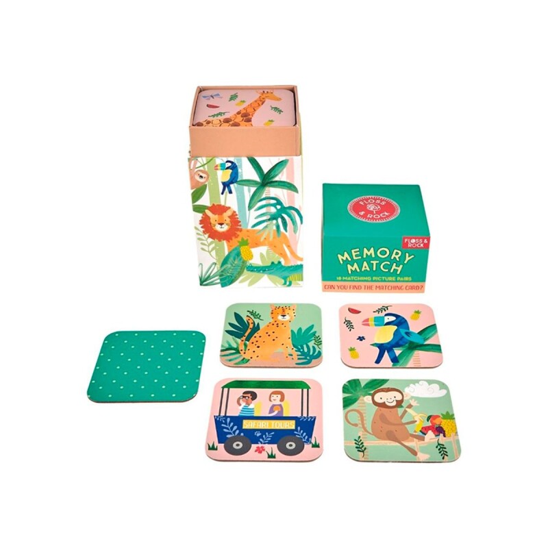 MEMORY Juego De Memoria 36 Cartas - La Jungla