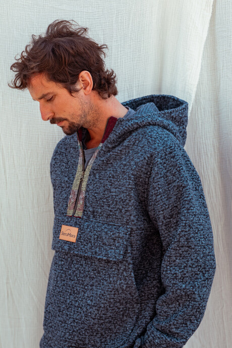 Buzo Pibe Vol2 Azul / Bordeaux