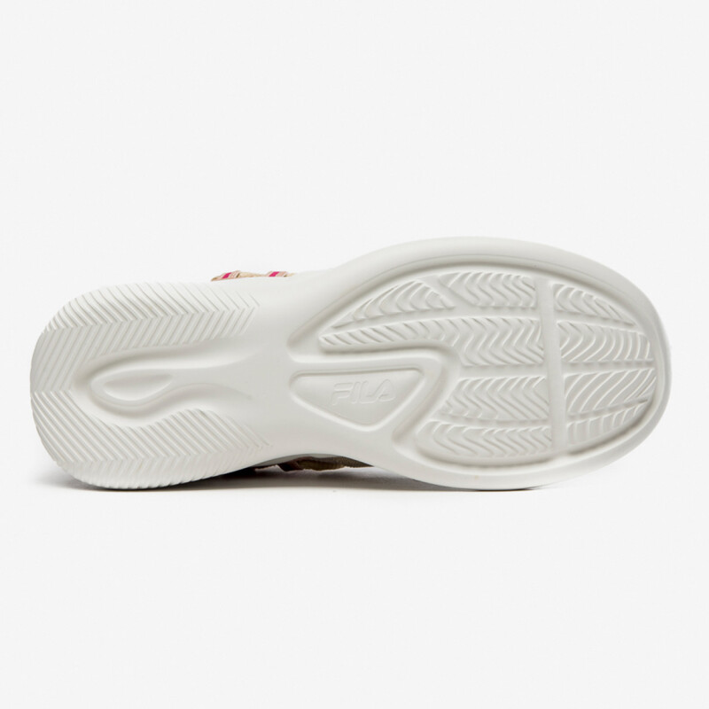 Fila Athleisure Femenino Trend 2.0 Raw White-rosa Claro-vino Blanco-rosa Claro