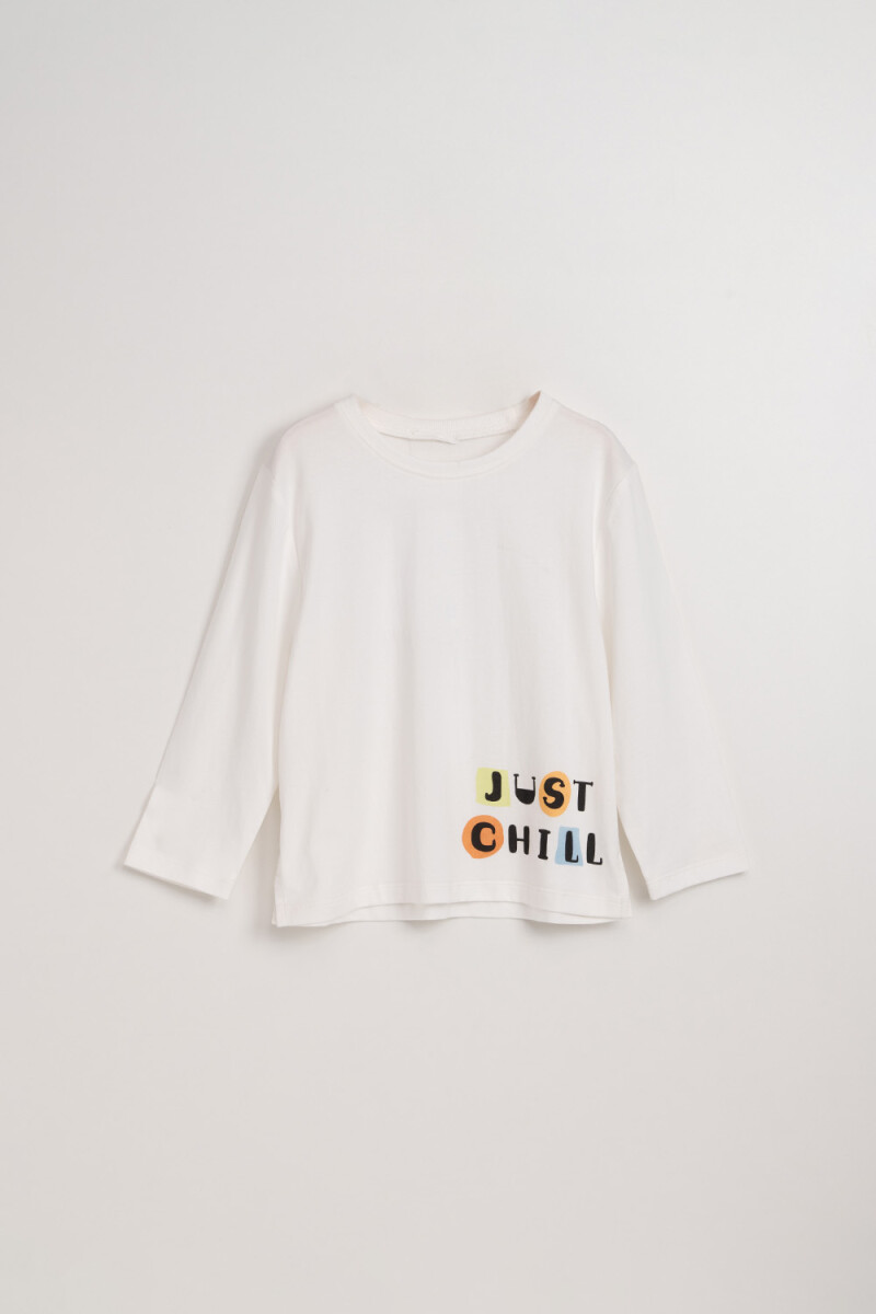 Remera estampa - Cool Blanco 