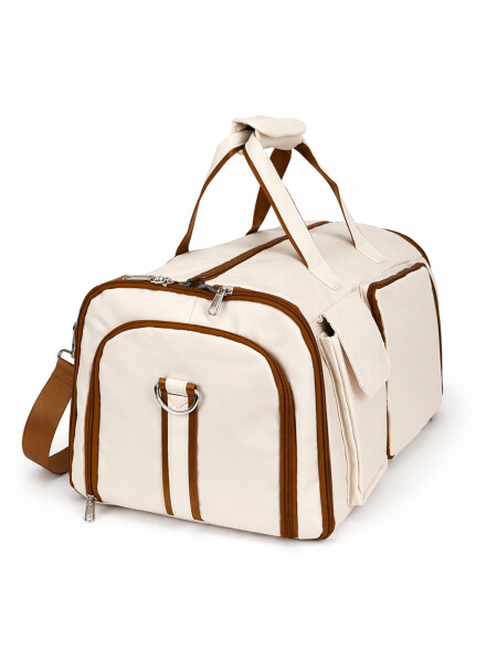 BOLSO MOCHILA MIL PRENDAS BEIGE (V)
