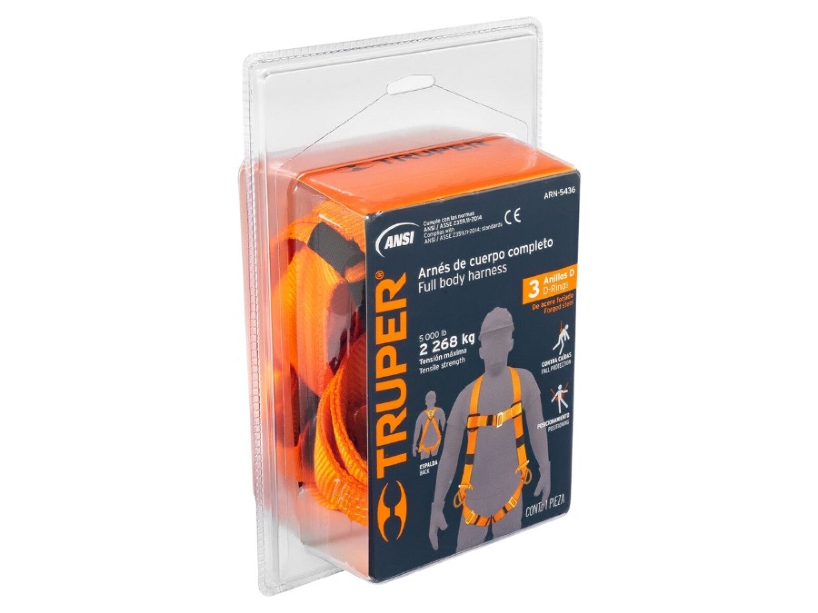 ARNES DE SEGURIDAD DE CUERPO COMPLETO 3 ANILLOS 